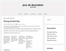 Tablet Screenshot of jeuxdedecoration.info